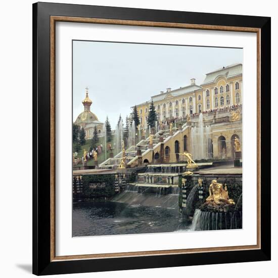 Petrodovorets Palace Near St Petersburg, 19th Century-CM Dixon-Framed Photographic Print