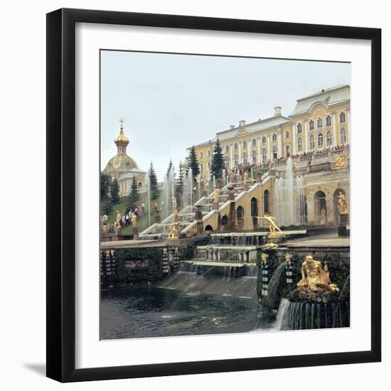 Petrodovorets Palace Near St Petersburg, 19th Century-CM Dixon-Framed Photographic Print