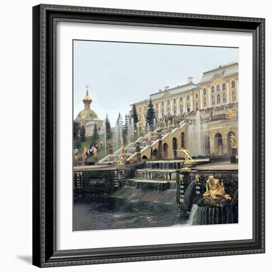 Petrodovorets Palace Near St Petersburg, 19th Century-CM Dixon-Framed Photographic Print