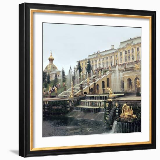 Petrodovorets Palace Near St Petersburg, 19th Century-CM Dixon-Framed Photographic Print