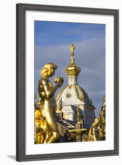 Petrodvorets (Peterhof) (Summer Palace), Near St. Petersburg, Russia-Gavin Hellier-Framed Photographic Print