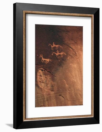 Petroglyph, Canyon De Chelly National Monument, Arizona, USA-Michel Hersen-Framed Photographic Print