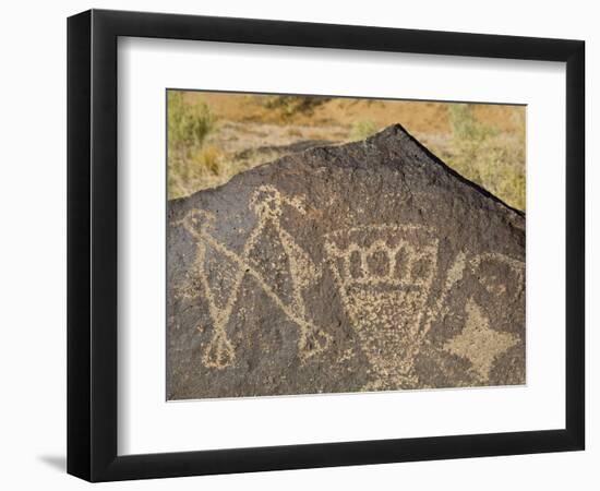 Petroglyph National Monument (Boca Negra Canyon), Albuquerque, New Mexico, United States of America-Richard Cummins-Framed Photographic Print