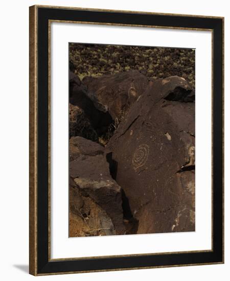 Petroglyph National Monument, Petroglyphs, New Mexico, USA-null-Framed Giclee Print