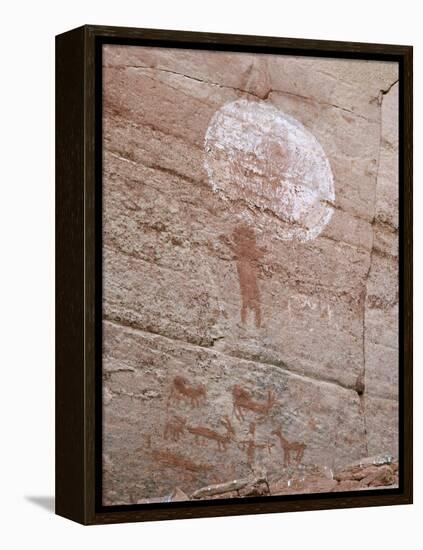Petroglyph Rock Art, Palatki Ruins, Sedona, Arizona, Usa-Savanah Stewart-Framed Premier Image Canvas