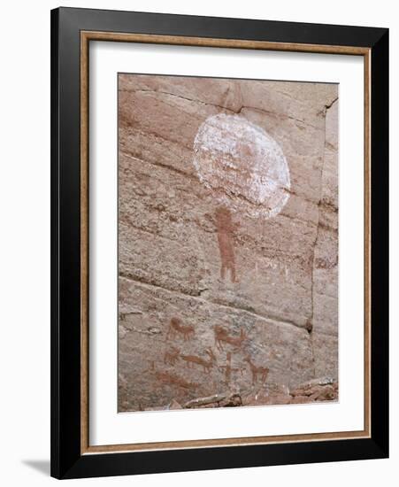 Petroglyph Rock Art, Palatki Ruins, Sedona, Arizona, Usa-Savanah Stewart-Framed Photographic Print