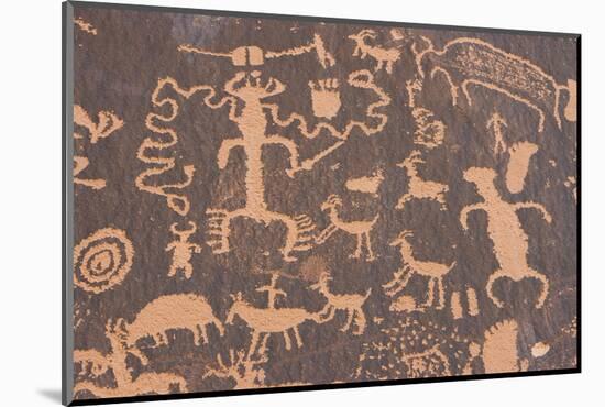 Petroglyphs at Newspaper Rock-DLILLC-Mounted Photographic Print