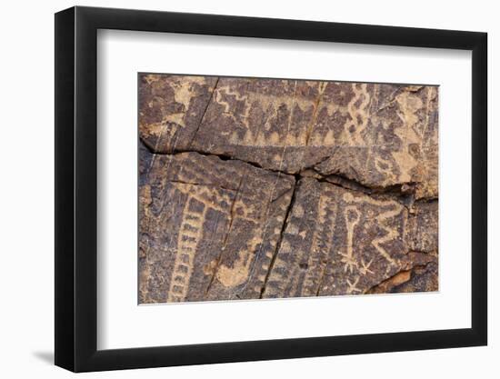 Petroglyphs, Parowan Gap, Iron County, Utah, United States of America, North America-Richard Cummins-Framed Photographic Print