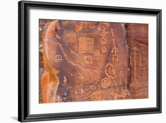 Petroglyphs, V Bar V Heritage Site, Arizona, USA-Jamie & Judy Wild-Framed Photographic Print