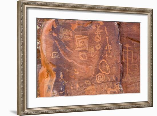 Petroglyphs, V Bar V Heritage Site, Arizona, USA-Jamie & Judy Wild-Framed Photographic Print