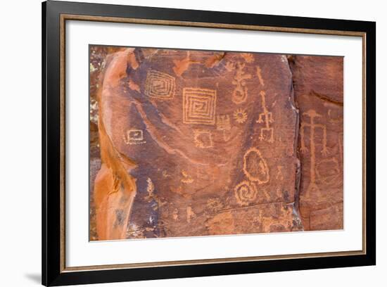 Petroglyphs, V Bar V Heritage Site, Arizona, USA-Jamie & Judy Wild-Framed Photographic Print