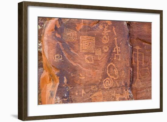 Petroglyphs, V Bar V Heritage Site, Arizona, USA-Jamie & Judy Wild-Framed Photographic Print