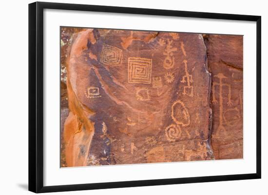 Petroglyphs, V Bar V Heritage Site, Arizona, USA-Jamie & Judy Wild-Framed Photographic Print