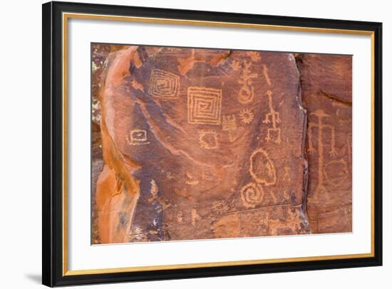 Petroglyphs, V Bar V Heritage Site, Arizona, USA-Jamie & Judy Wild-Framed Photographic Print