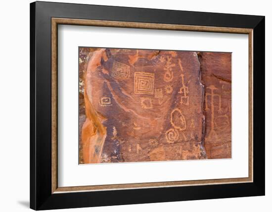 Petroglyphs, V Bar V Heritage Site, Arizona, USA-Jamie & Judy Wild-Framed Photographic Print