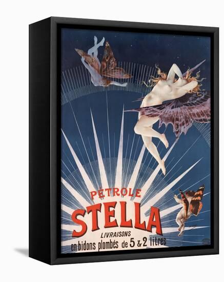 Pétrole Stella-Henri Gray-Framed Stretched Canvas