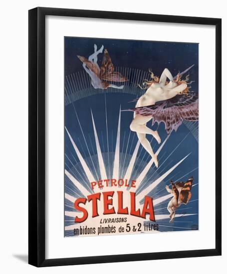 Pétrole Stella-Henri Gray-Framed Art Print