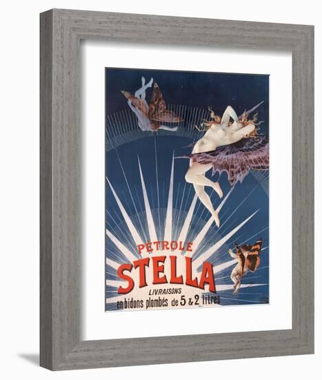 Pétrole Stella-Henri Gray-Framed Art Print