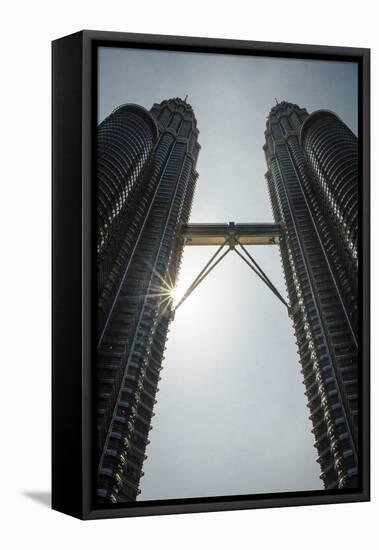 Petronas Towers (452M), Kuala Lumpur, Malaysia-Andrew Taylor-Framed Premier Image Canvas