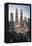 Petronas Towers and Klcc, Kuala Lumpur, Malaysia, Southeast Asia, Asia-Andrew Taylor-Framed Premier Image Canvas