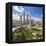 Petronas Towers and Klcc, Kuala Lumpur, Malaysia-Peter Adams-Framed Premier Image Canvas