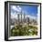 Petronas Towers and Klcc, Kuala Lumpur, Malaysia-Peter Adams-Framed Photographic Print