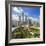 Petronas Towers and Klcc, Kuala Lumpur, Malaysia-Peter Adams-Framed Photographic Print