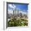 Petronas Towers and Klcc, Kuala Lumpur, Malaysia-Peter Adams-Framed Photographic Print