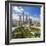 Petronas Towers and Klcc, Kuala Lumpur, Malaysia-Peter Adams-Framed Photographic Print