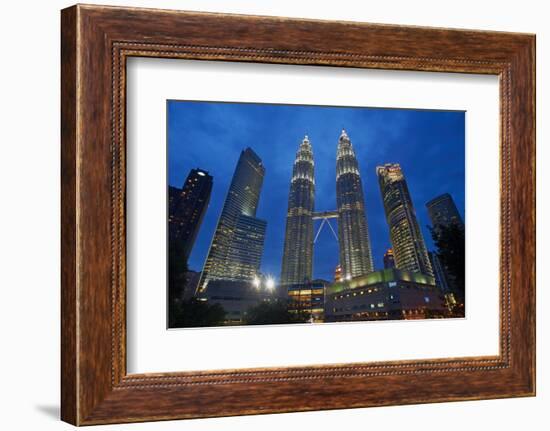 Petronas Towers, Klcc (Kuala Lumpur City Center), Kuala Lumpur, Malaysia, Southeast Asia, Asia-Tuul-Framed Photographic Print