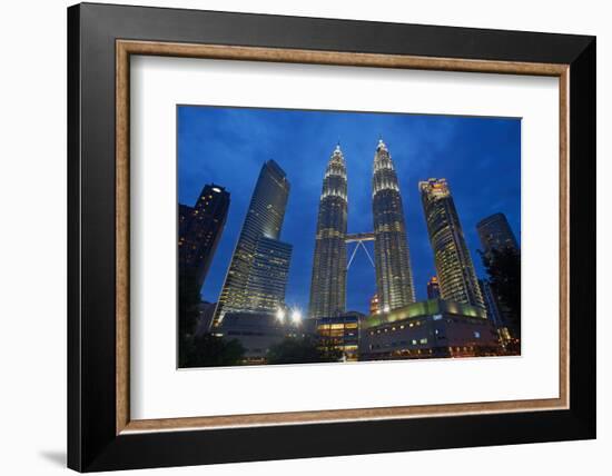 Petronas Towers, Klcc (Kuala Lumpur City Center), Kuala Lumpur, Malaysia, Southeast Asia, Asia-Tuul-Framed Photographic Print