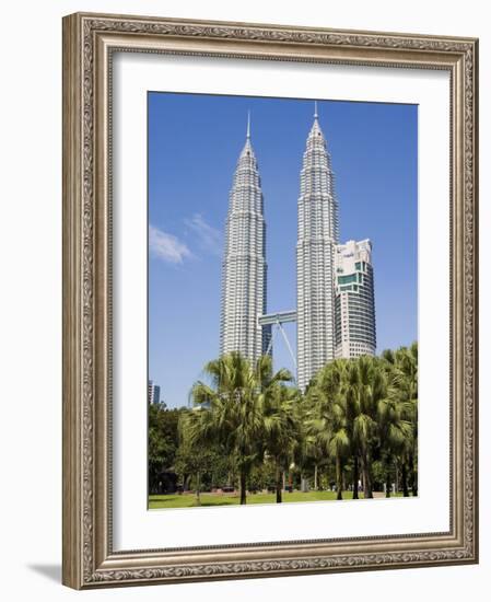 Petronas Towers, Kuala Lumpur, Malaysia, Southeast Asia-Tondini Nico-Framed Photographic Print