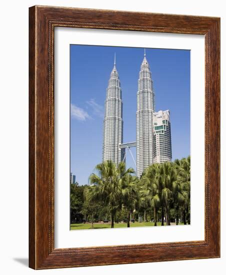 Petronas Towers, Kuala Lumpur, Malaysia, Southeast Asia-Tondini Nico-Framed Photographic Print