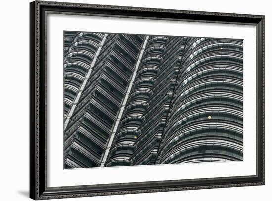 Petronas Twin Towers, Close-Up, Kuala Lumpur, Malaysia, Southeast Asia-Nick Servian-Framed Photographic Print