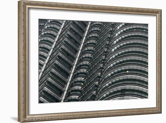 Petronas Twin Towers, Close-Up, Kuala Lumpur, Malaysia, Southeast Asia-Nick Servian-Framed Photographic Print