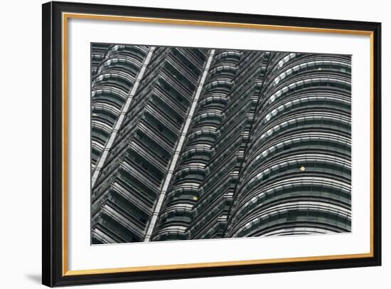 Petronas Twin Towers, Close-Up, Kuala Lumpur, Malaysia, Southeast Asia-Nick Servian-Framed Photographic Print