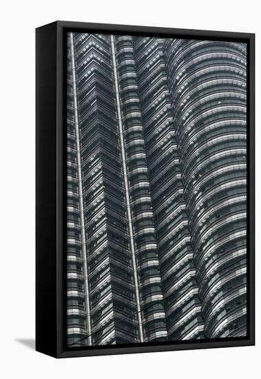 Petronas Twin Towers, Close-Up, Kuala Lumpur, Malaysia, Southeast Asia-Nick Servian-Framed Premier Image Canvas