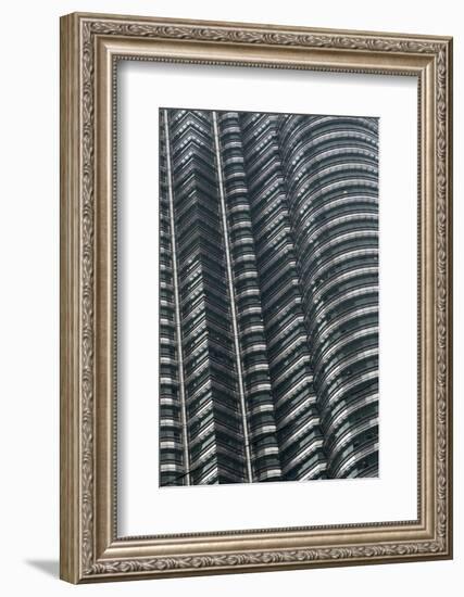 Petronas Twin Towers, Close-Up, Kuala Lumpur, Malaysia, Southeast Asia-Nick Servian-Framed Photographic Print