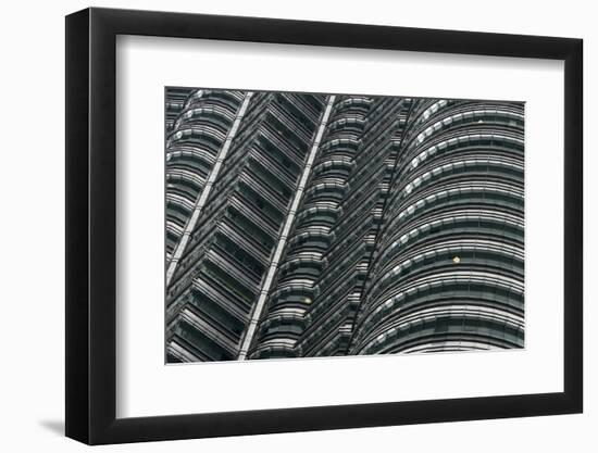 Petronas Twin Towers, Close-Up, Kuala Lumpur, Malaysia, Southeast Asia-Nick Servian-Framed Photographic Print