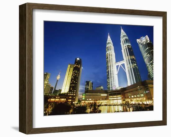 Petronas Twin Towers, Kuala Lumpur, Malaysia, Southeast Asia-Alain Evrard-Framed Photographic Print