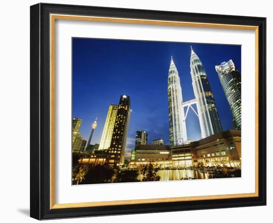 Petronas Twin Towers, Kuala Lumpur, Malaysia, Southeast Asia-Alain Evrard-Framed Photographic Print