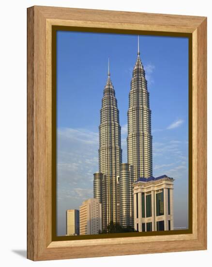 Petronas Twin Towers, Kuala Lumpur, Malaysia-Demetrio Carrasco-Framed Premier Image Canvas