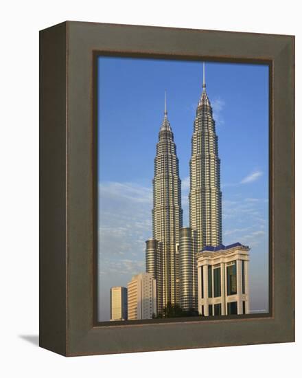 Petronas Twin Towers, Kuala Lumpur, Malaysia-Demetrio Carrasco-Framed Premier Image Canvas