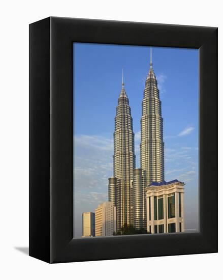 Petronas Twin Towers, Kuala Lumpur, Malaysia-Demetrio Carrasco-Framed Premier Image Canvas