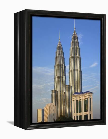 Petronas Twin Towers, Kuala Lumpur, Malaysia-Demetrio Carrasco-Framed Premier Image Canvas