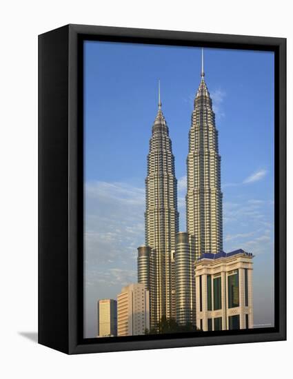 Petronas Twin Towers, Kuala Lumpur, Malaysia-Demetrio Carrasco-Framed Premier Image Canvas