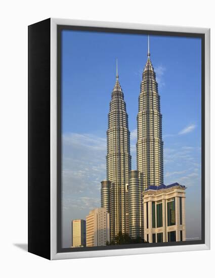 Petronas Twin Towers, Kuala Lumpur, Malaysia-Demetrio Carrasco-Framed Premier Image Canvas