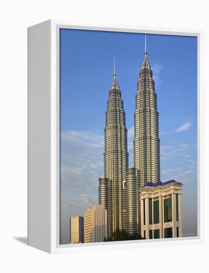 Petronas Twin Towers, Kuala Lumpur, Malaysia-Demetrio Carrasco-Framed Premier Image Canvas