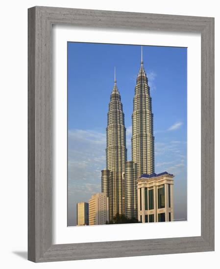 Petronas Twin Towers, Kuala Lumpur, Malaysia-Demetrio Carrasco-Framed Photographic Print