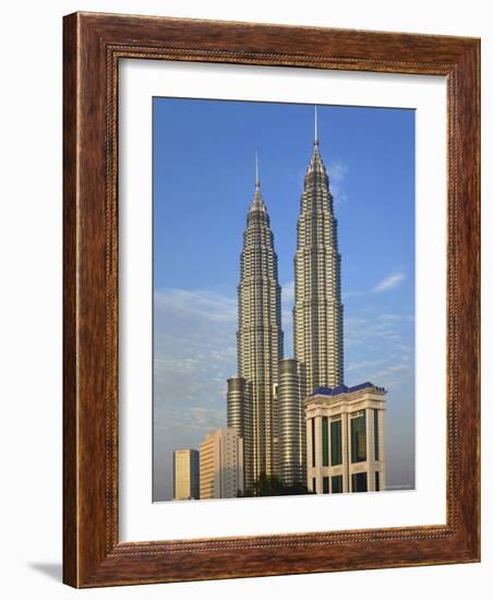 Petronas Twin Towers, Kuala Lumpur, Malaysia-Demetrio Carrasco-Framed Photographic Print